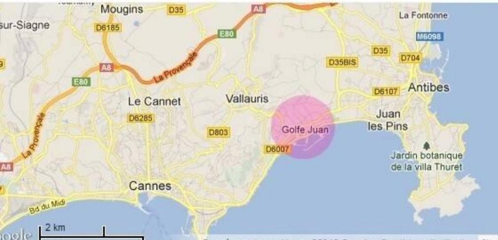 Studios A Golfe Juan Bagian luar foto